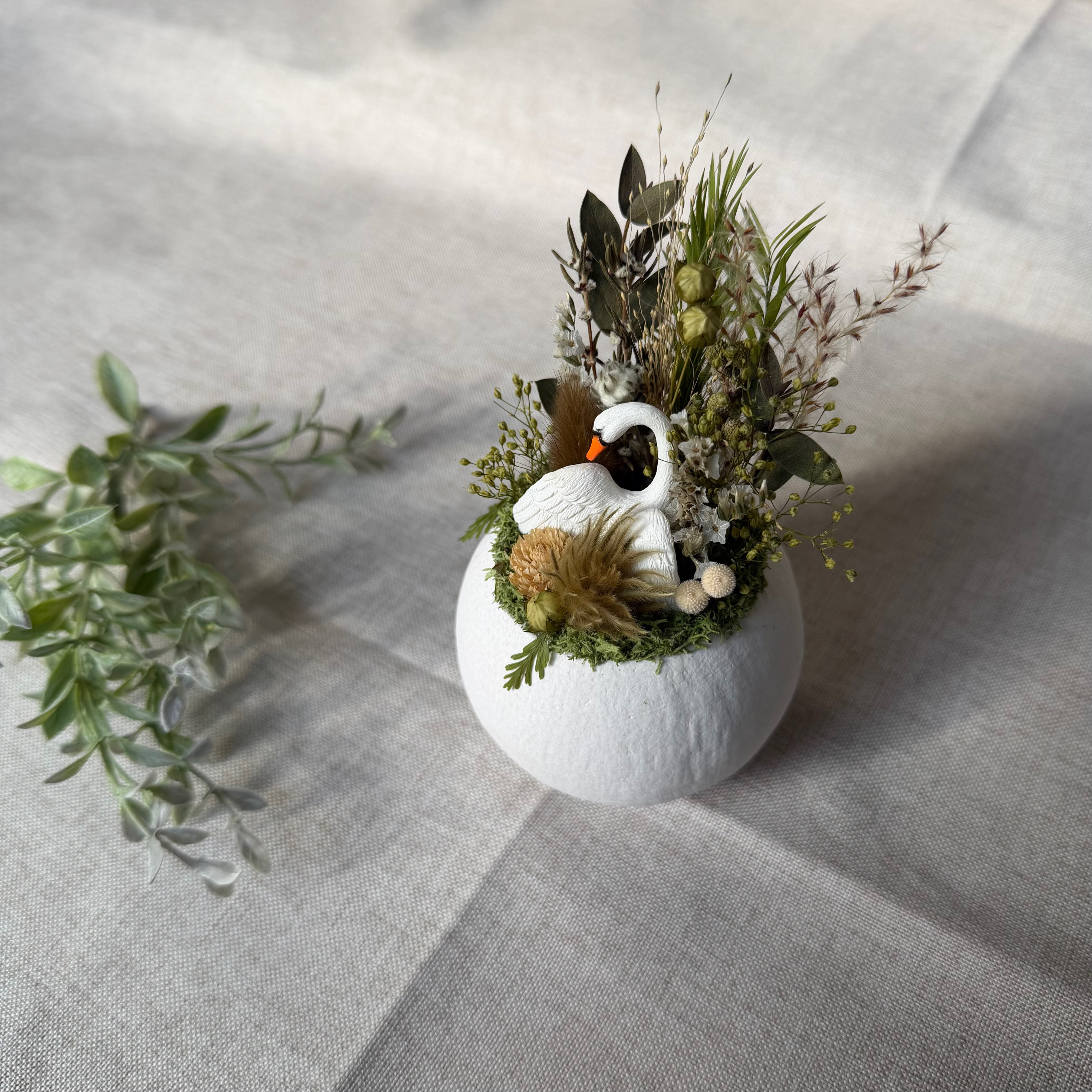 森のかけら étoile｜白鳥の棲む庭｜ドライフラワー・ミニガーデン・インテリアアート