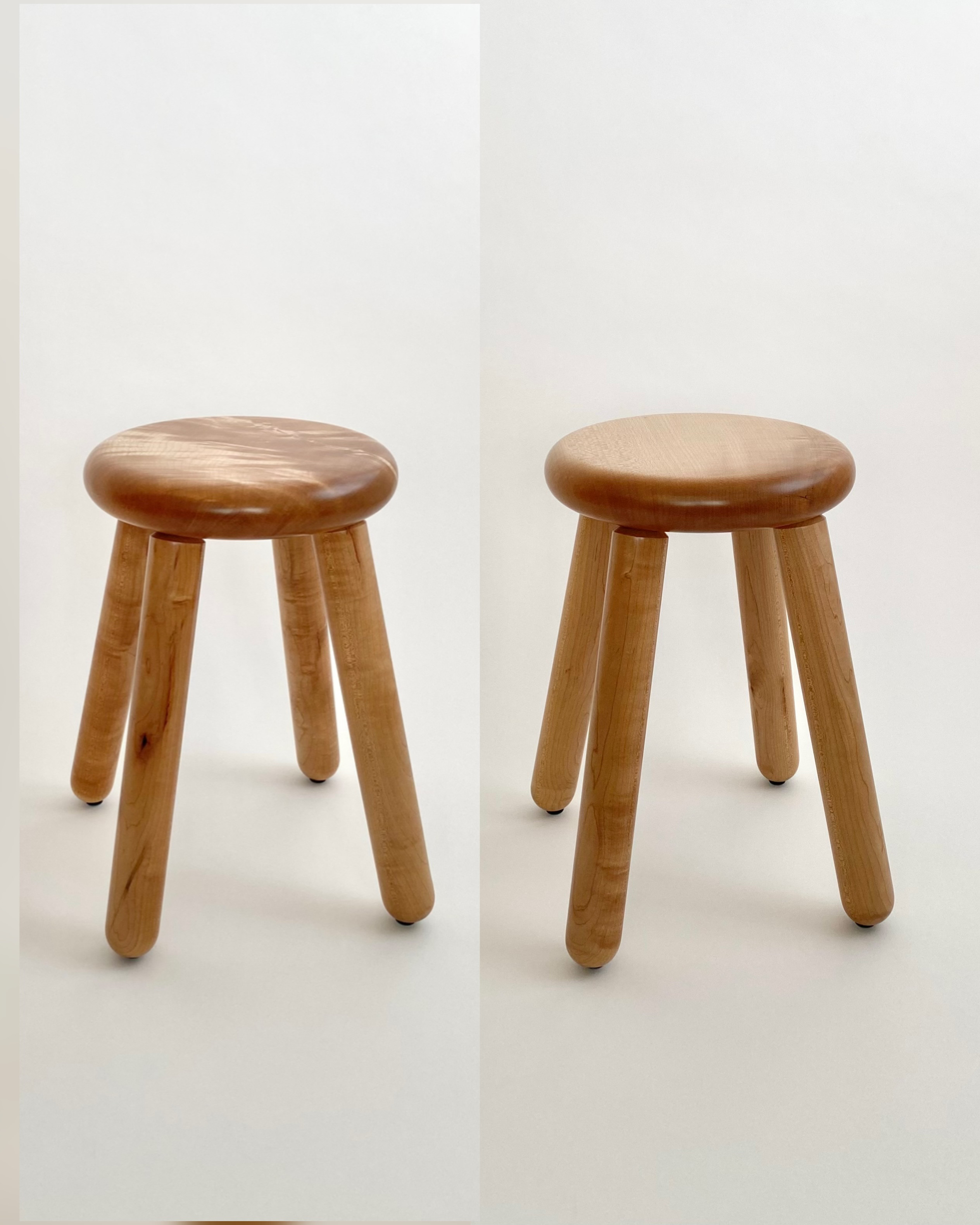 スツール (カエデ)(2台セット)