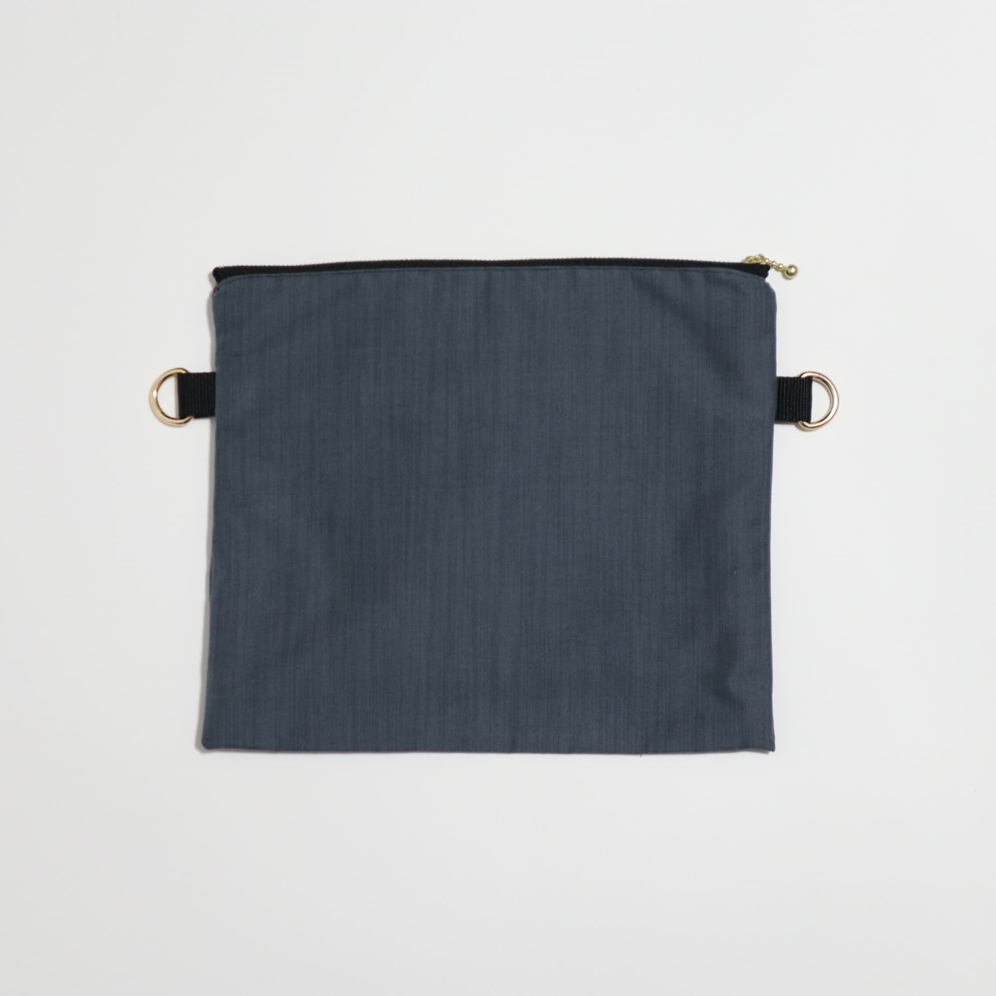 ■着物帯リメイク■　2WAYフラットポーチ（FP2519-NRF）