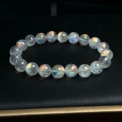 内径58mm 天然無処理 アクアマリン バングル バングル・リストバンド