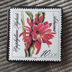 フィンランド クリスマス切手ブローチ5631 ブローチ Yukio TANZAWA