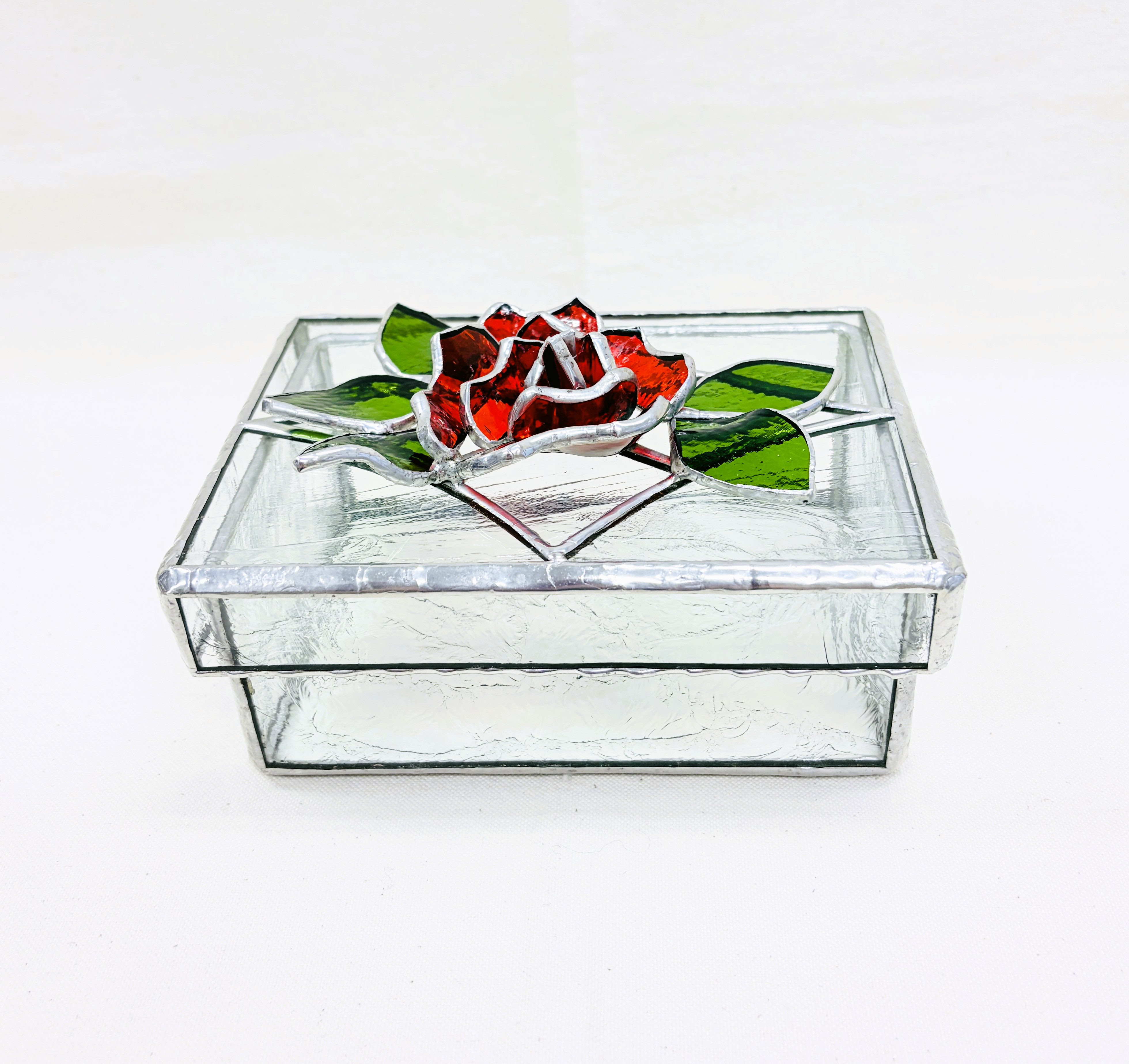 薔薇の箱　ステンドグラス