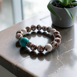 ブラジル産 サンタマリアアクアマリンブレス ブレスレット Himal