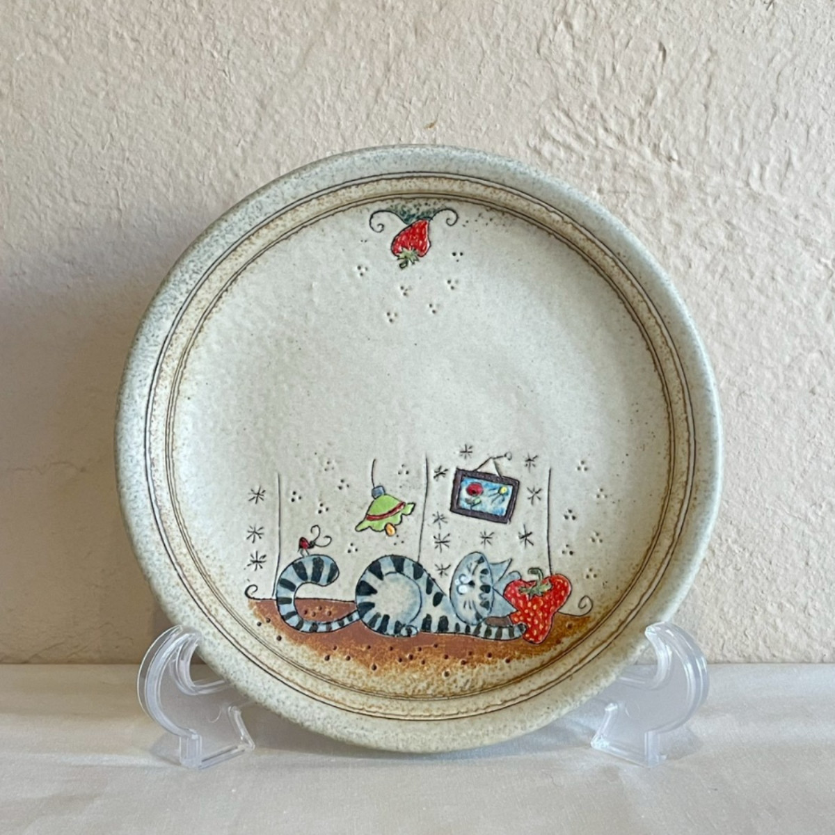 【プレート（皿）】　ねこ　いちご 4,455円