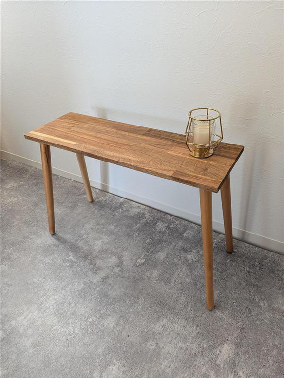 Woodレッグデザインの木製ベンチ 脚取り外し可能 アカシア /DY31 椅子