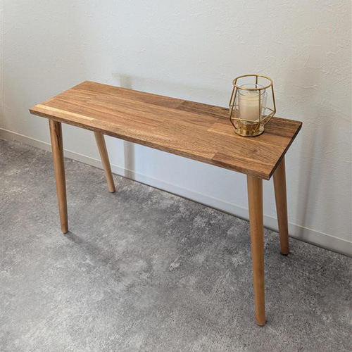 Woodレッグデザインの木製ベンチ 脚取り外し可能 アカシア /DY31 椅子