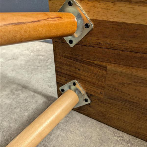 Woodレッグデザインの木製ベンチ 脚取り外し可能 アカシア /DY31 椅子