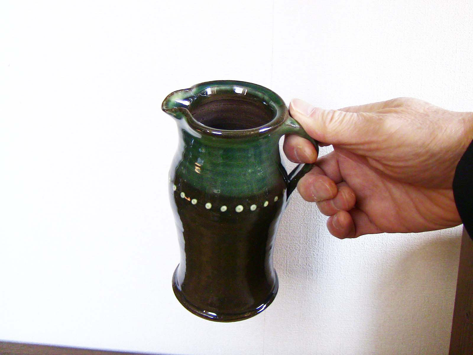 いっちんピッチャー（織部）