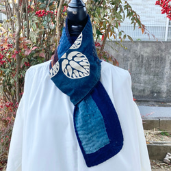 916 襤褸 印半纏 野良着 ヴィンテージ 藍染 藍染め 古布 リメイク 筒