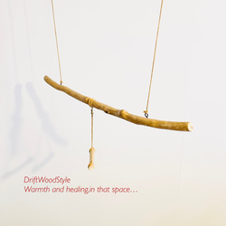 流木止まり木  70ｃｍのシンプルな天然流木の小鳥の止まり木 吊り下げタイプ インコ 鳥 ブランコ 自然木 N7 8枚目の画像