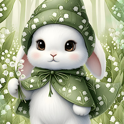 オリジナル 生地 ハンドメイド素材 パネル生地 鳥 生地 richrichy 通販