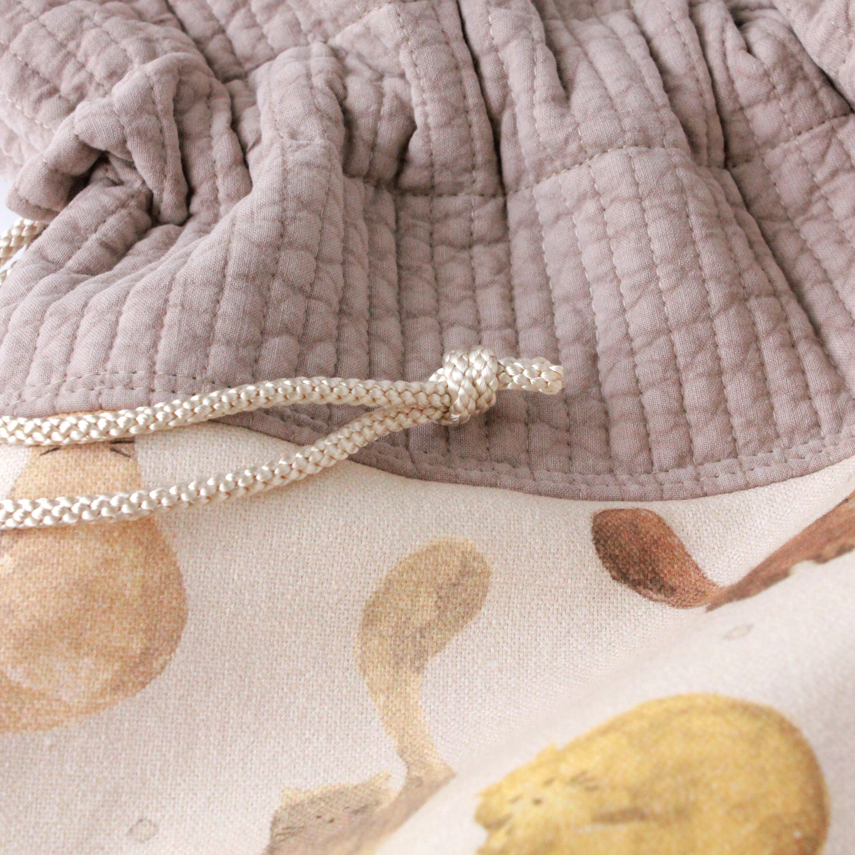 〈 猫ちゃんが可愛い 〉肩掛け巾着バッグ