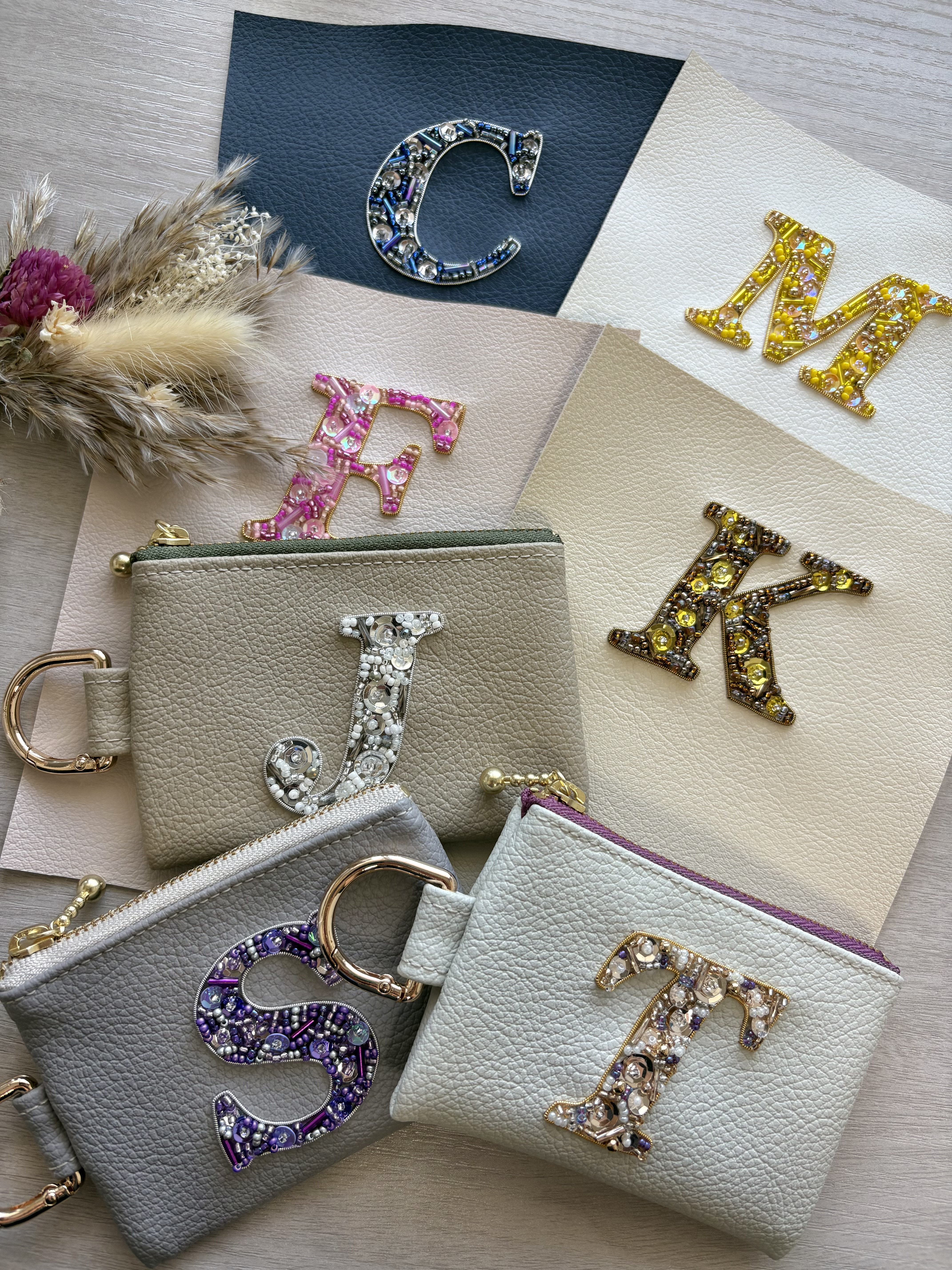 オーダー受付｜イニシャル｜ポーチ｜プレゼントにも