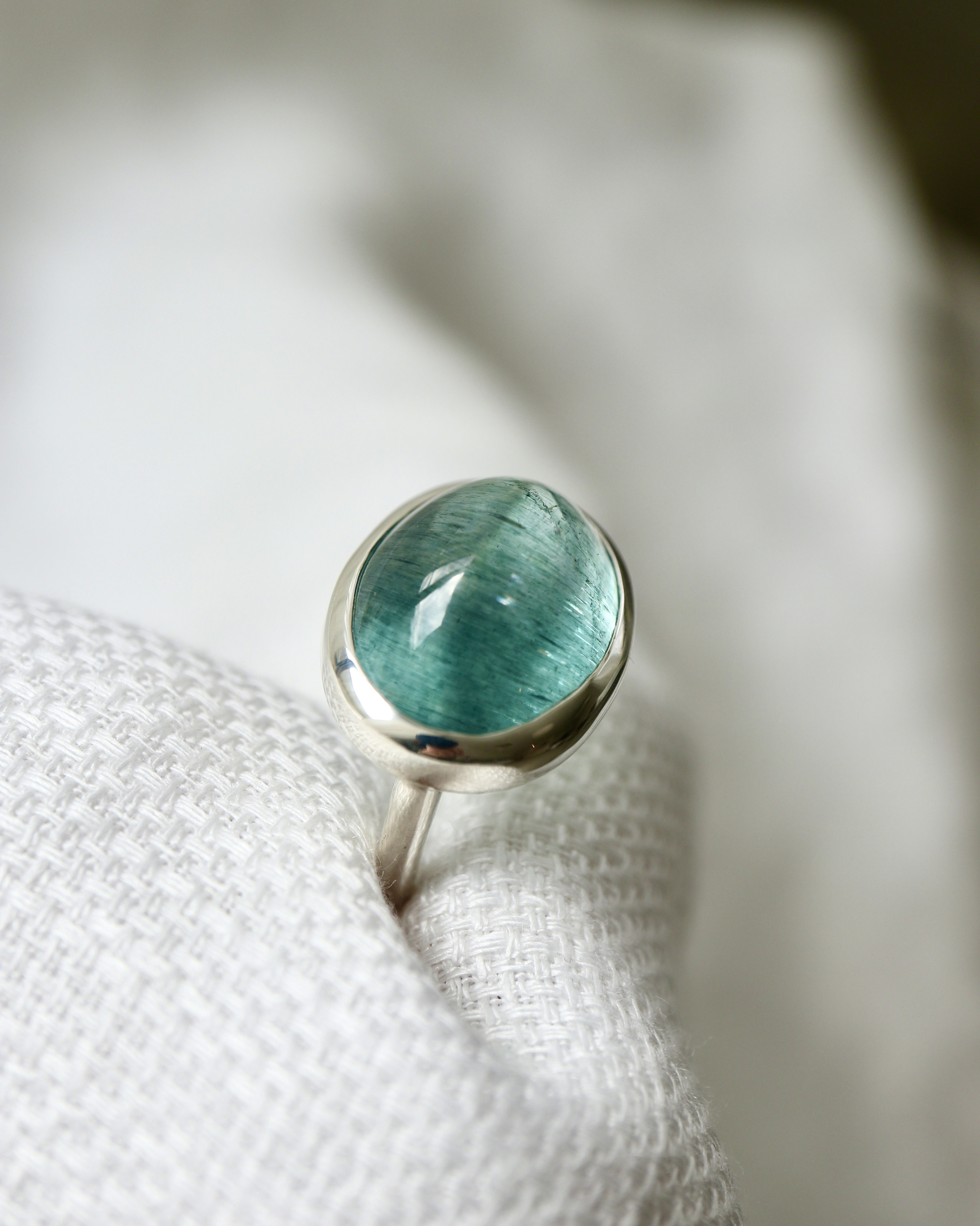 [人魚のmoss aquamarine]ring