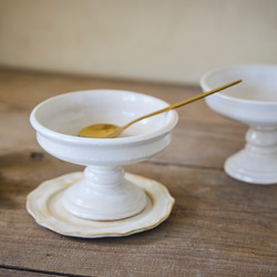 陶芸作品 #ハンドメイド　一点もののお皿 AKO STUDIO Ripple - Plate お皿 陶芸 陶器 ハンドメイド 一点物 M
