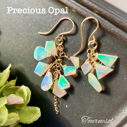 送料無料】 14kgf 天然石 アンデシンラブラドライト アンデシン ピアス