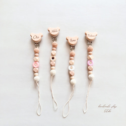 NEW【Petit Bloom】トイホルダー　おしゃぶりホルダー 3枚目の画像