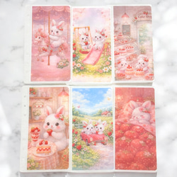 No.24 うさぎEaster savingタイプ A6 saving リフィルバインダー貯金