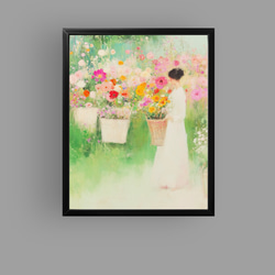 絵画。原画【コーヒーカップの熊ちゃんは喜んでコーヒーを飲みます