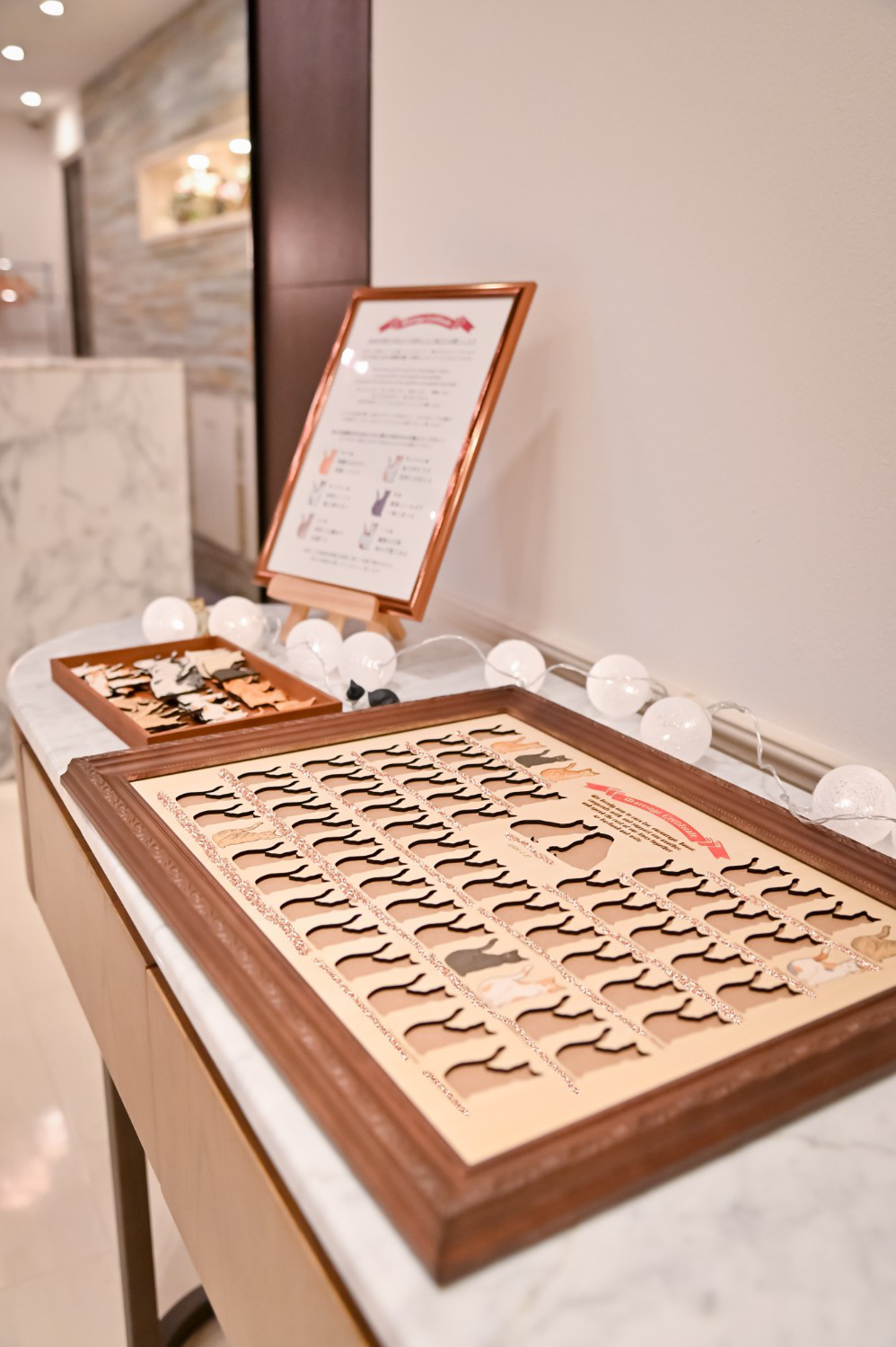 結婚証明書ー誓い@猫の集会｜ 猫好き専用｜ ゲスト参加型ウェルカムボード｜【送料無料】人前式におすすめ！猫のチップ