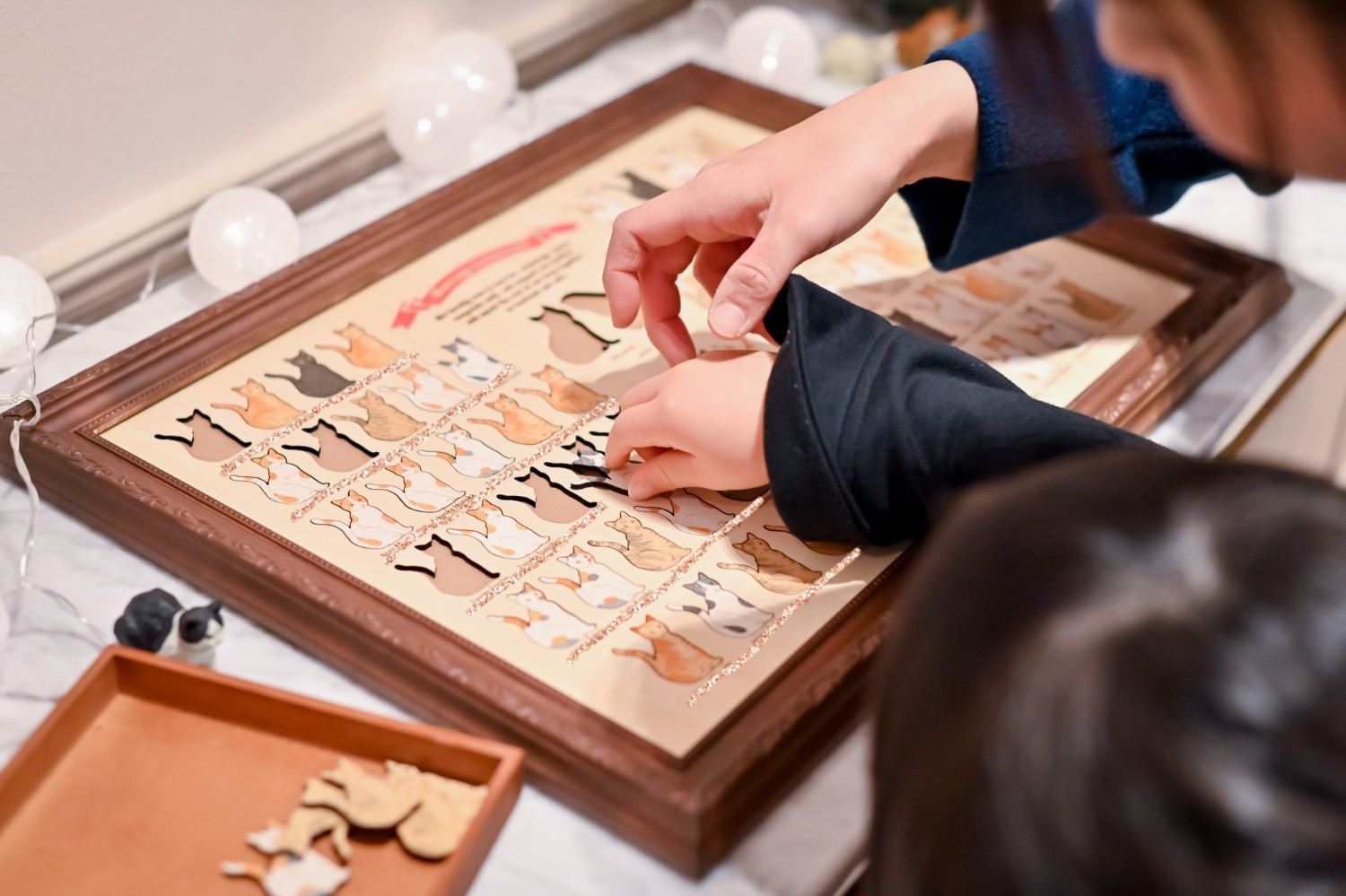 結婚証明書ー誓い@猫の集会｜ 猫好き専用｜ ゲスト参加型ウェルカムボード｜【送料無料】人前式におすすめ！猫のチップ