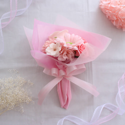 ピンクおしゃれハートフレーム プリザーブドフラワー yuki*florist