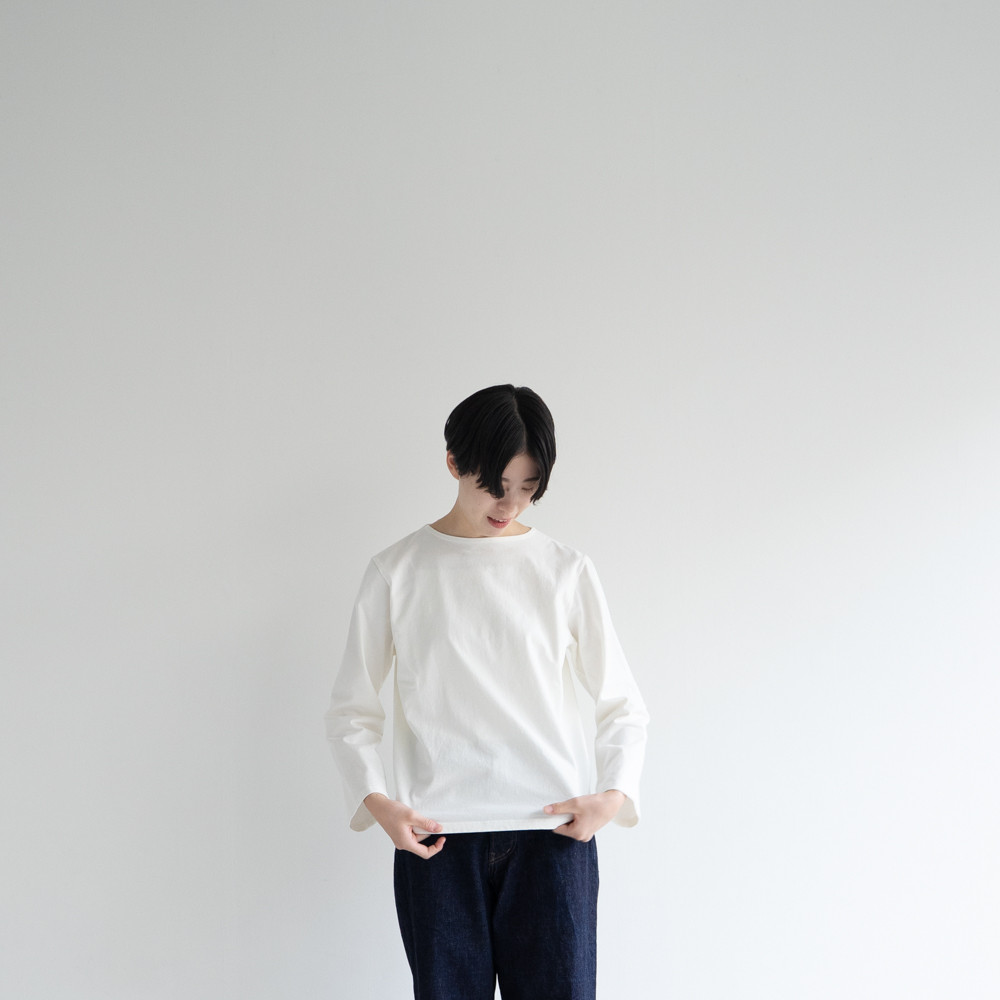 MVSコットン/センターバックT/white/size１と2