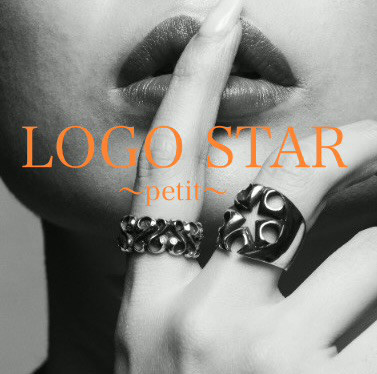 ロゴ/スター/リング/ペアリング/プチ/シルバーアクセサリー /ユニセックス/プレゼント/ロック/可愛い/オシャレ/