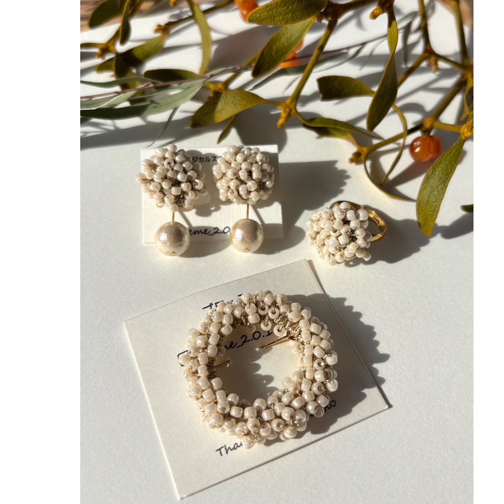 ピアス　シンプル４点セット　フォーマル