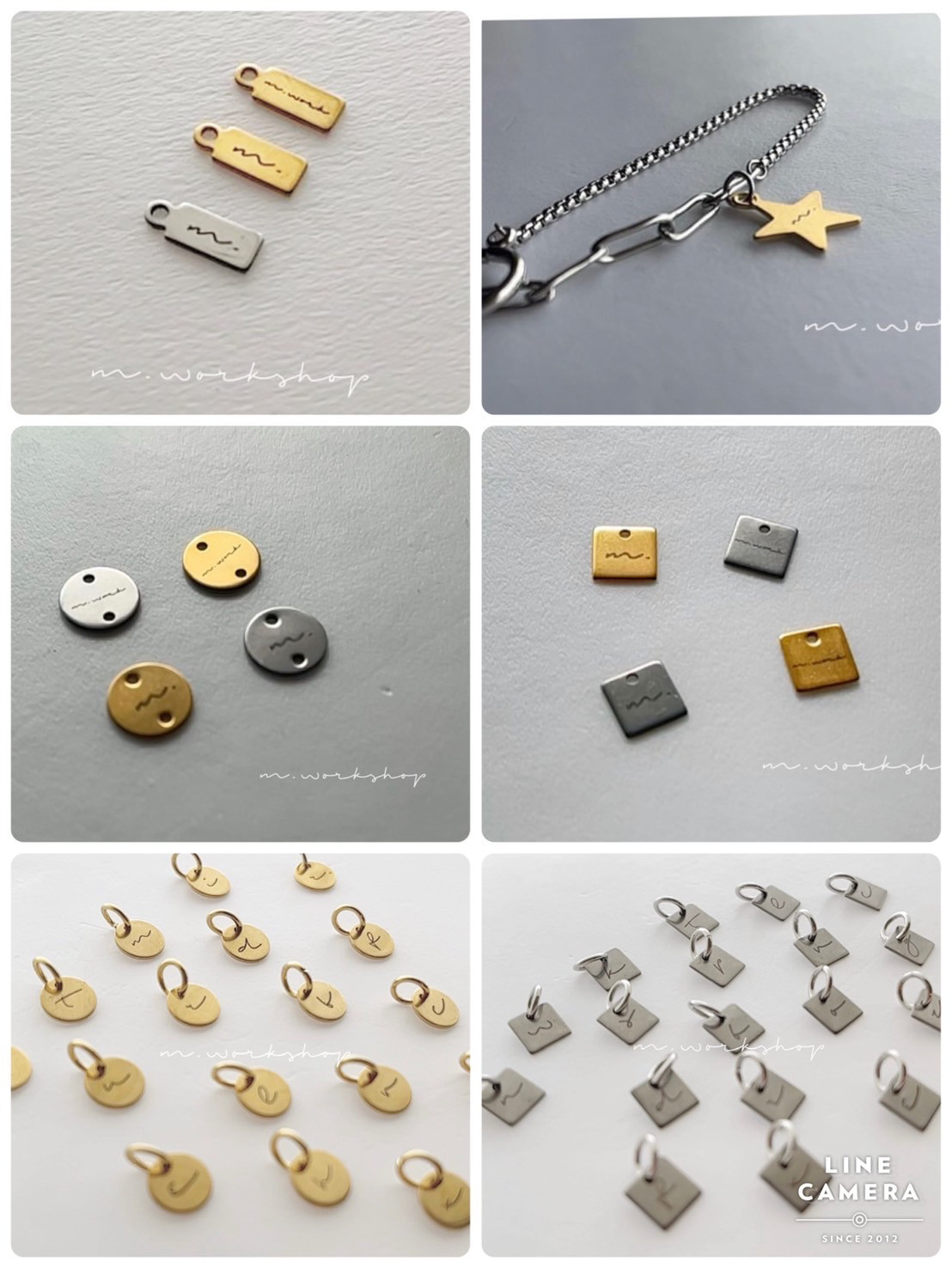 ハチミツ様　小ロットからok!20枚〜　ブランドタグ　ロゴプレート　オリジナルタグ