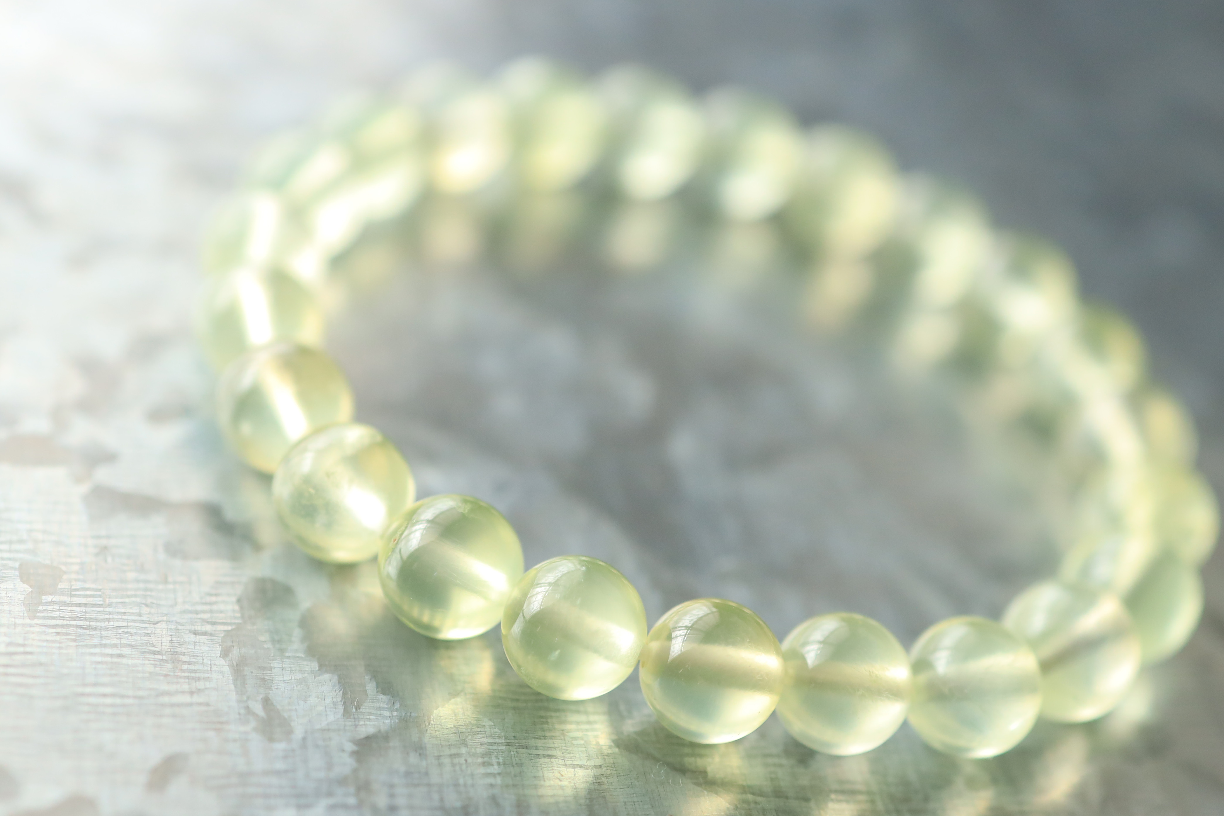 …☆プレミアムブレス☆…☆ゴールデンカラープレナイト：8ミリ☆…☆天然石ブレスレット☆…