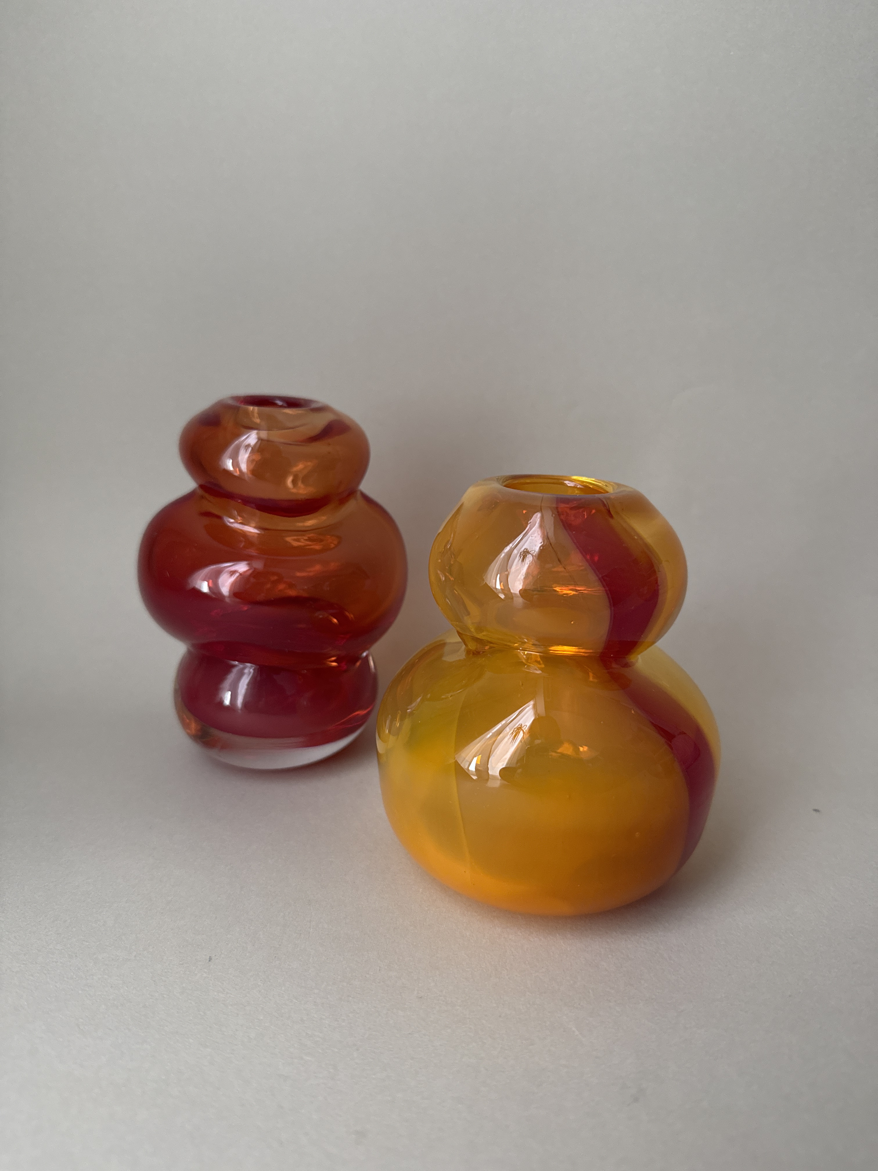 stone layered color flower base