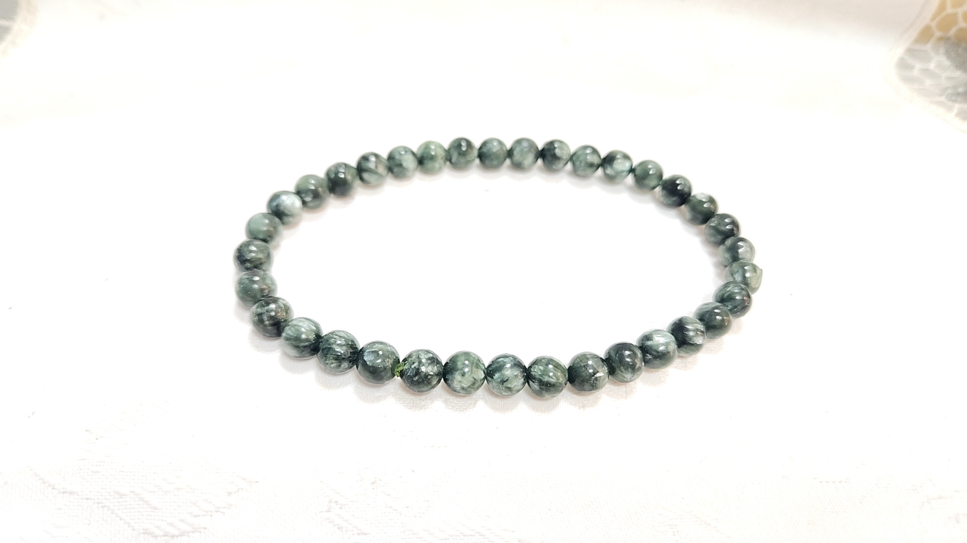 セラフィナイト◇天使の羽◇ブレスレット◇天然石◇