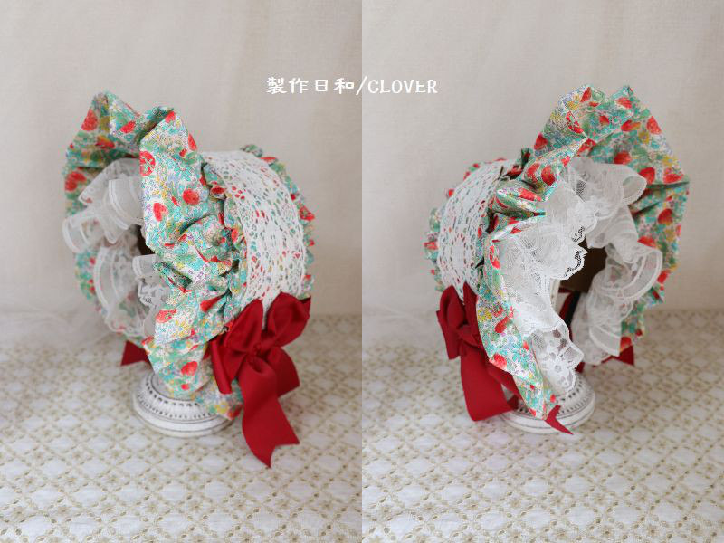 ボンネ風カチューシャ