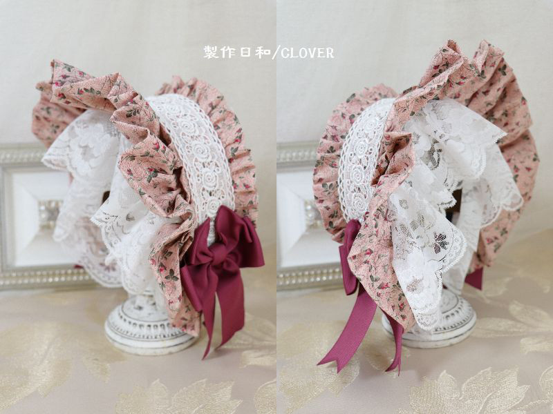 ボンネ風カチューシャ