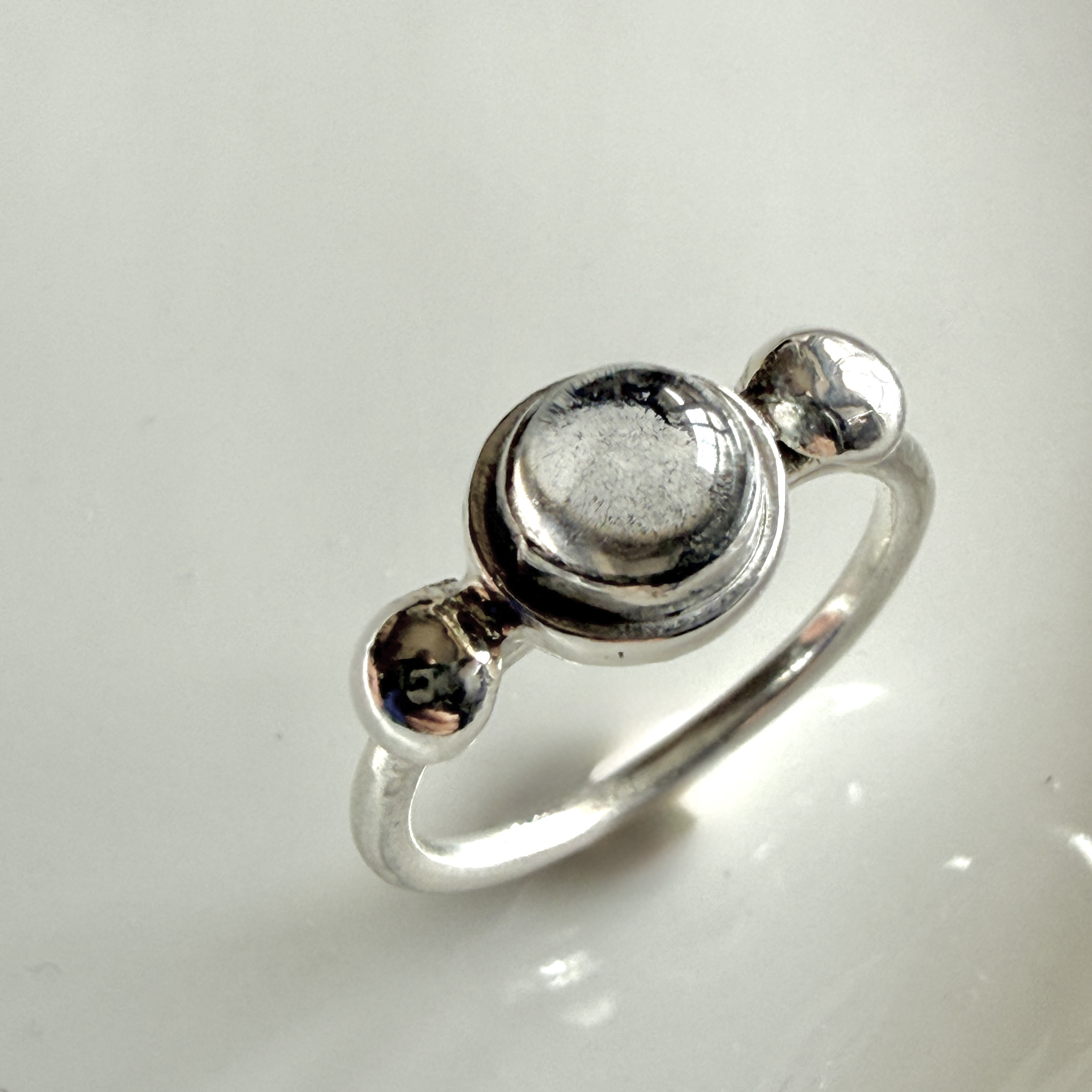 orbit/crystal リング/ クリスタル/水晶/silver950