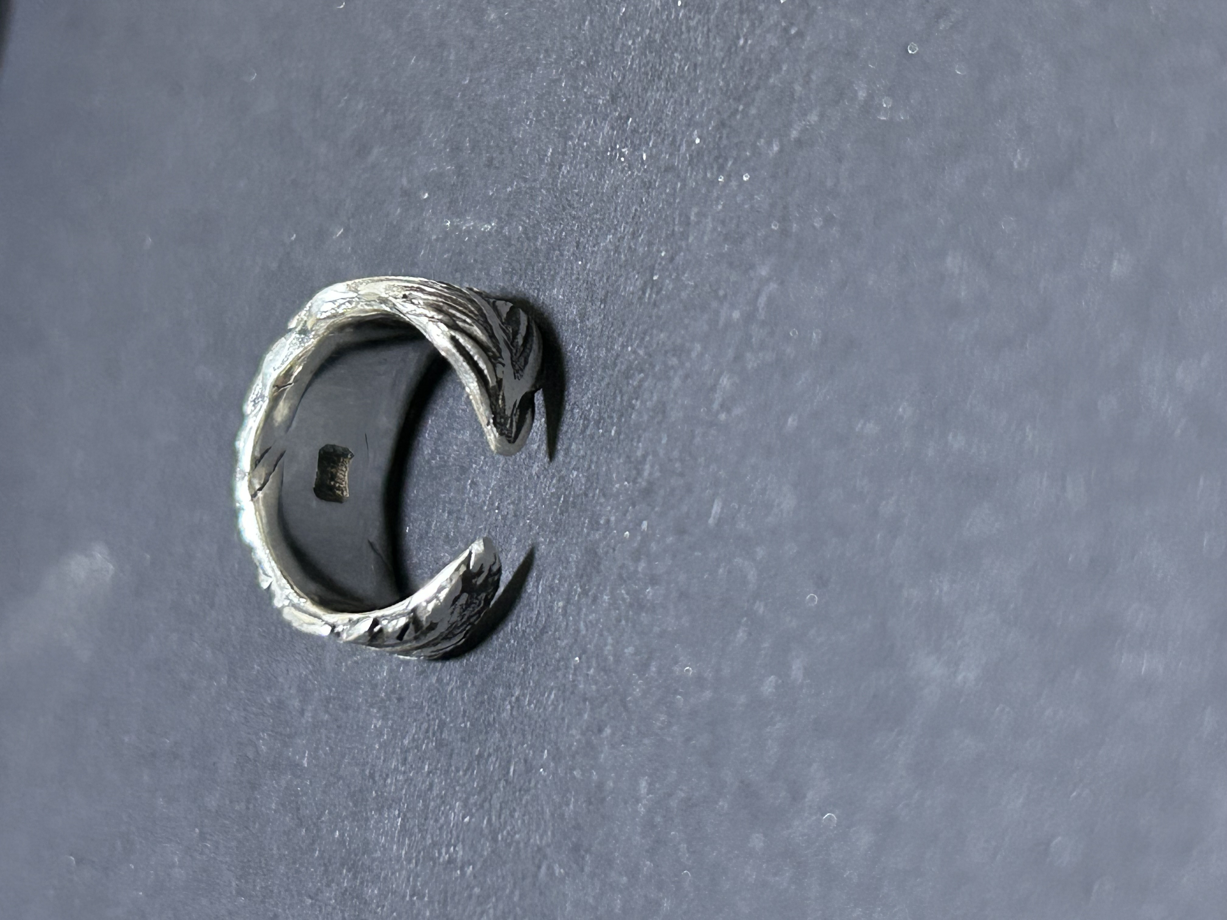 アートクレイシルバーで作るフェザーピンキーオープンリング　オーダーページ