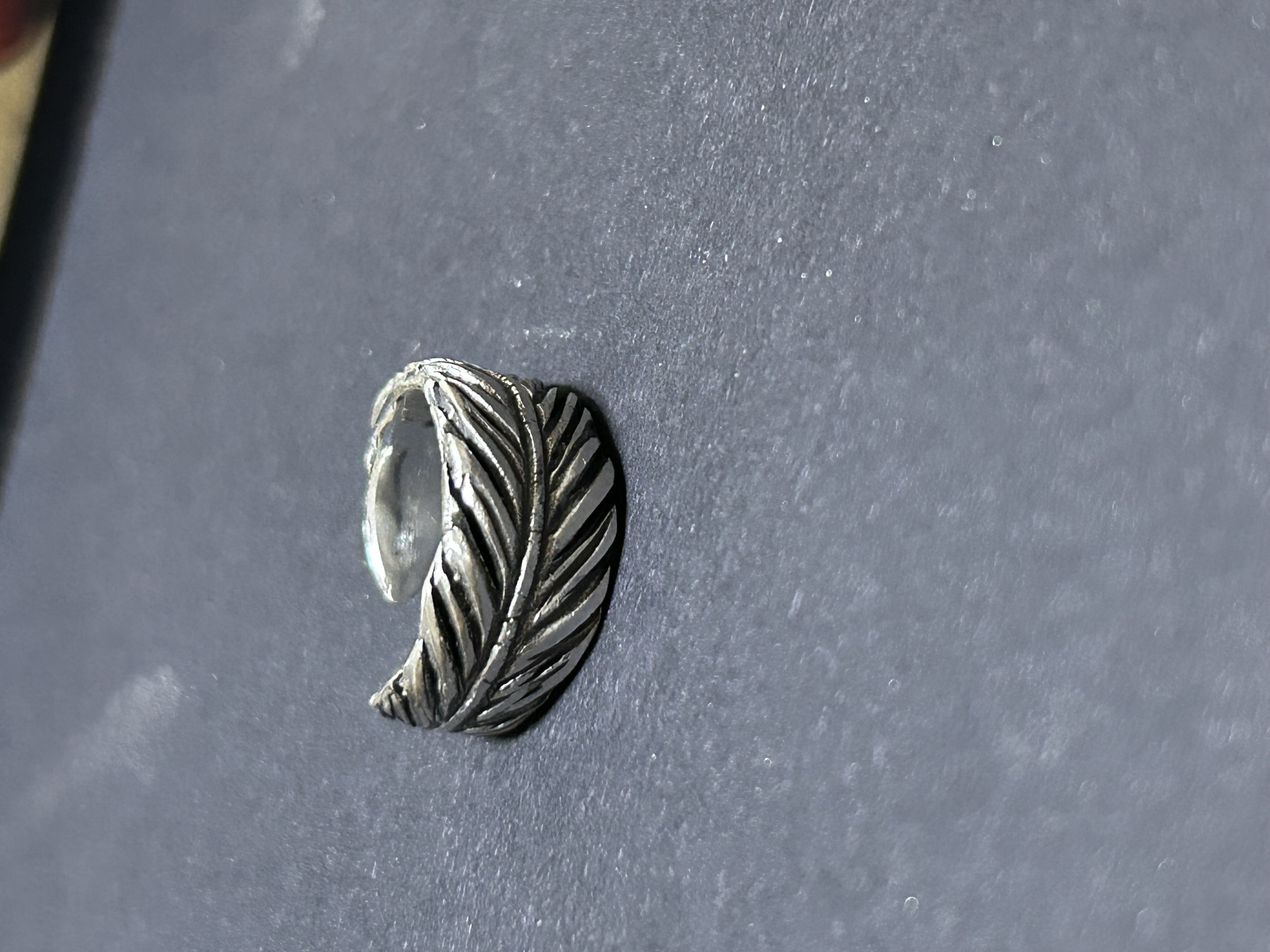 アートクレイシルバーで作るフェザーピンキーオープンリング　オーダーページ