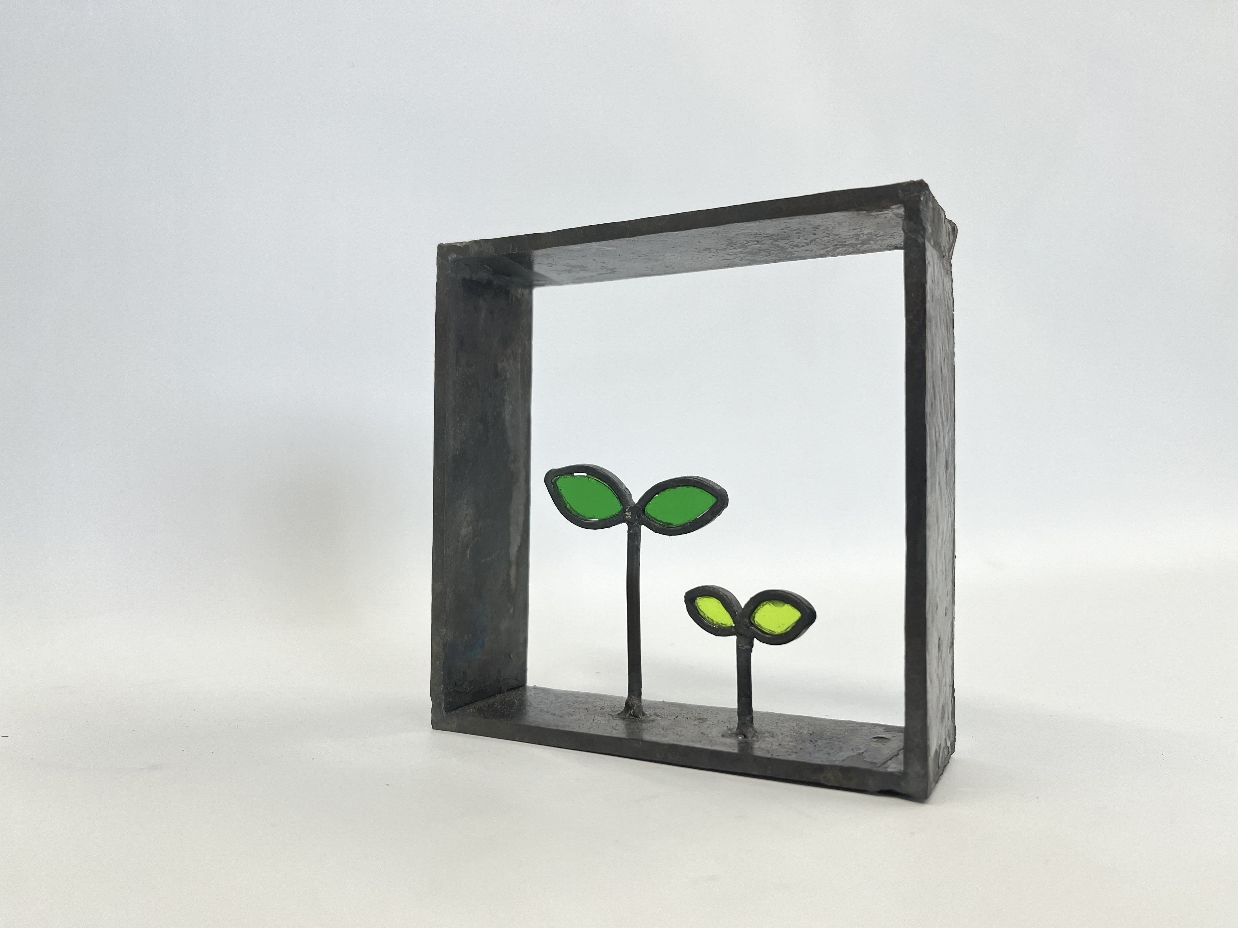 鉄 フレームオブジェ/双葉2 大