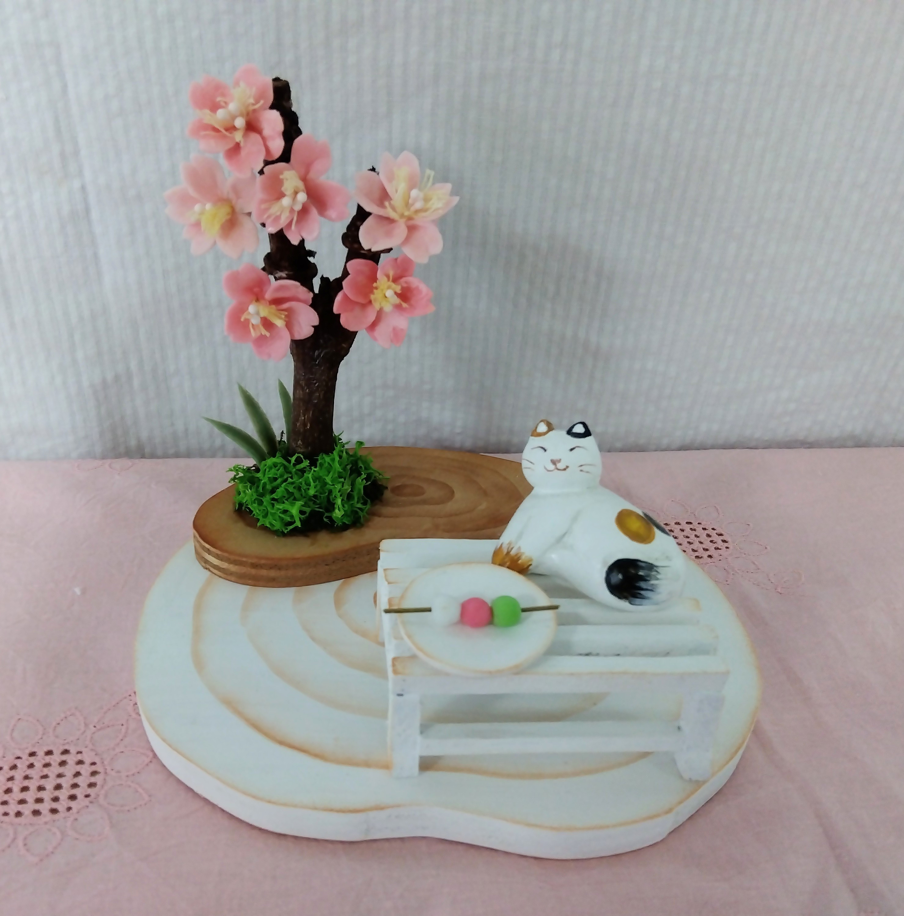 お花見 ネコ ミニチュア その他雑貨 パンダのtaitai🐼 通販 20446715