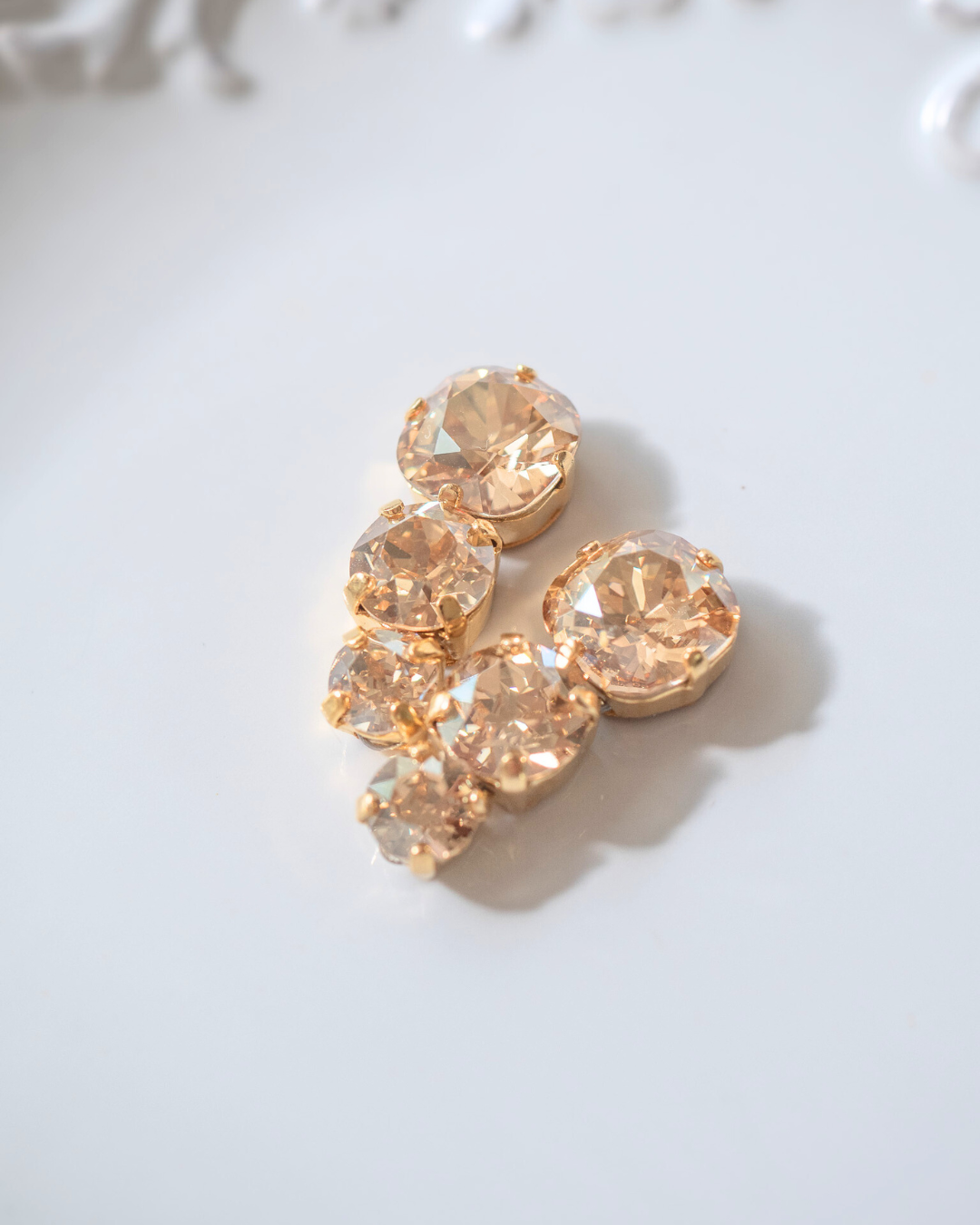 フォーマル3連ビジューイヤリング｜大人のご褒美アクセサリー