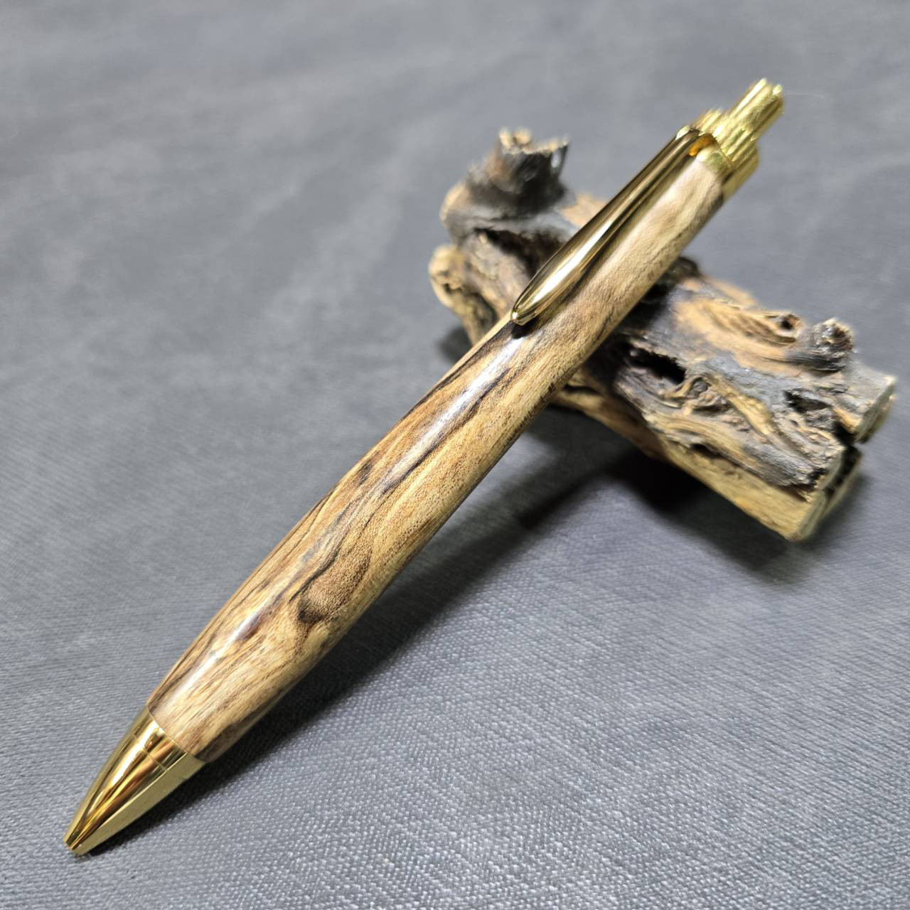 スポルテッドメープル スタビライズウッドボールペン【送料・ギフトボックス無料・当日発送】347