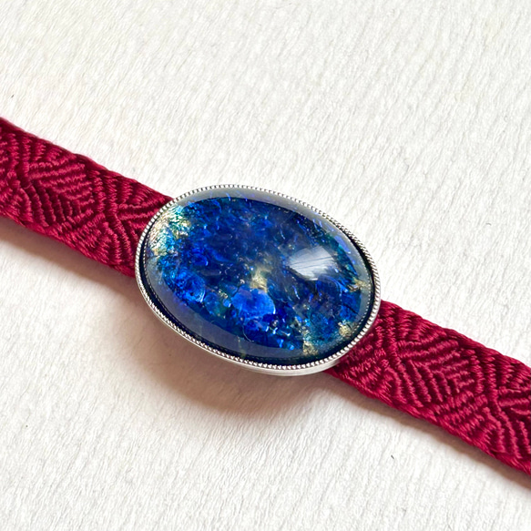 ●帯留 Czech Glass●earth 6枚目の画像