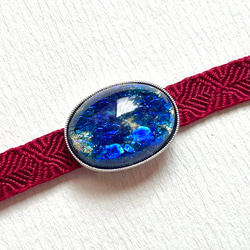 ●帯留 Czech Glass●earth 3枚目の画像