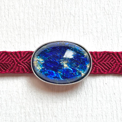 ●帯留 Czech Glass●earth 1枚目の画像