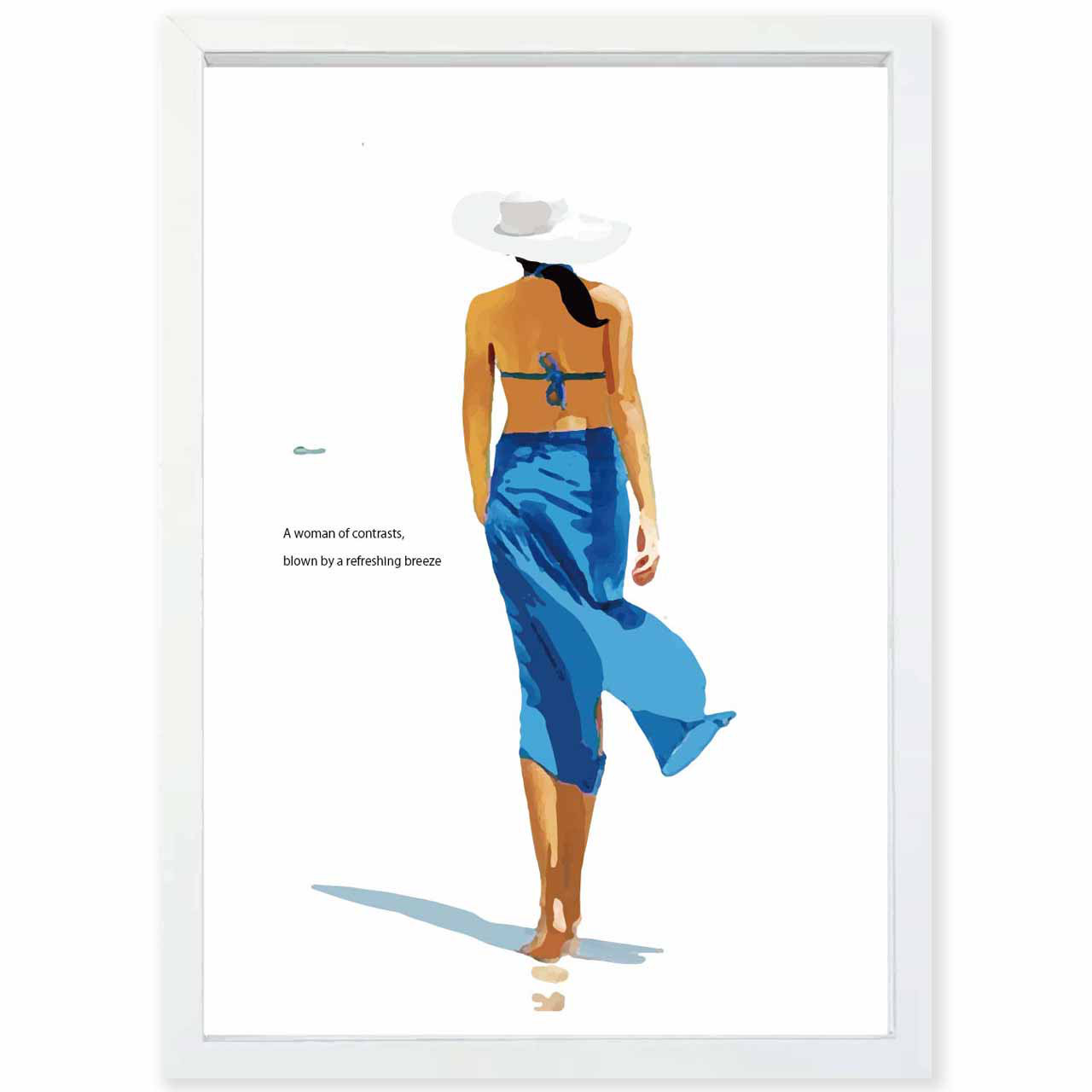 コントラストの女性　送料無料　お気に入り12000件突破　ポスター　アートポスター　アート/sei検索新着順　3997