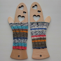 リストウォーマー☆ランデブー色＊洗濯機OK！ 4枚目の画像