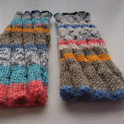 リストウォーマー☆ランデブー色＊洗濯機OK！ 3枚目の画像