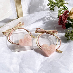 infinity ～ purple star ～／ 3㎝ 大人 レジン ヘアゴム （ポニー