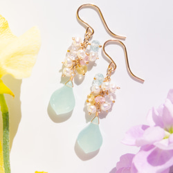 アクアマリン ピアス の人気通販｜Creema(クリーマ) ハンドメイド